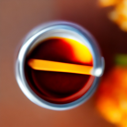 Measuring 20g of chilli sauce in a spoon next to an air fryer