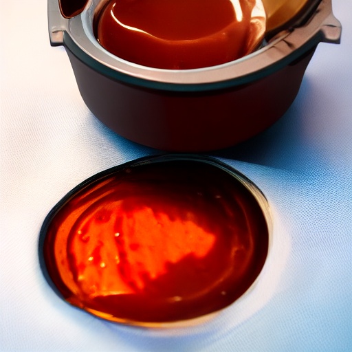 Digital kitchen scale measuring 30g of bbq sauce next to air fryer