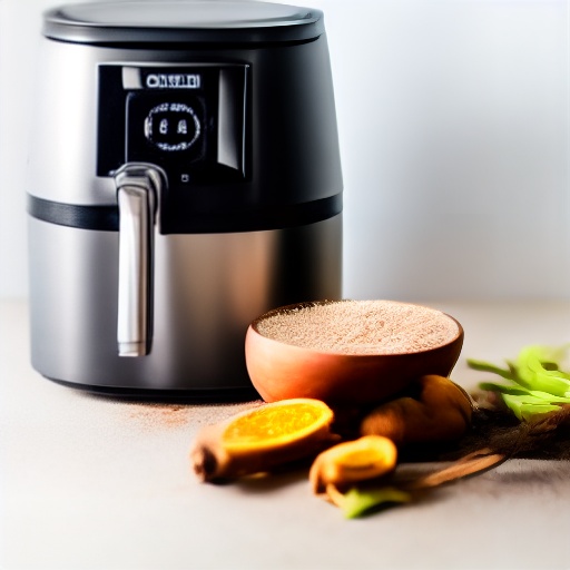 Measuring 20g of ginger paste in a small bowl for air fryer recipes