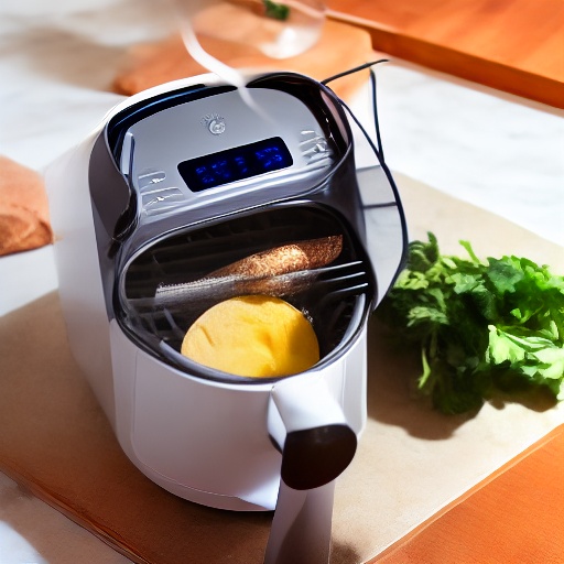 10g cream cheese on a digital scale next to an air fryer