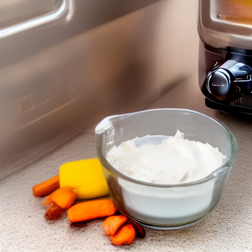 20g cream cheese on a digital scale next to an air fryer