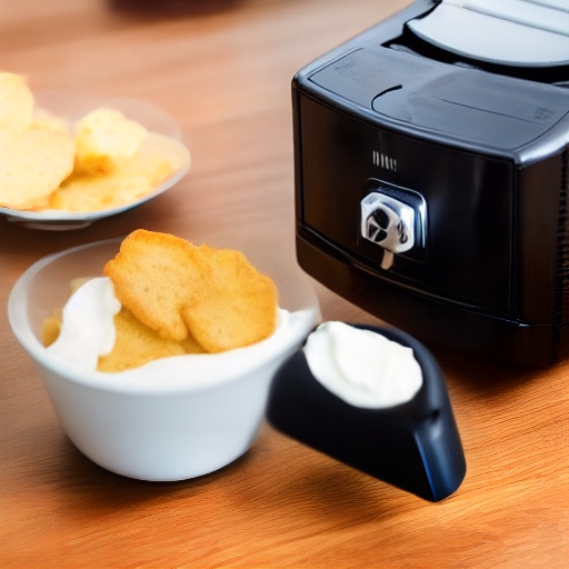 Measuring 150g of cream cheese on a kitchen scale for air fryer recipes