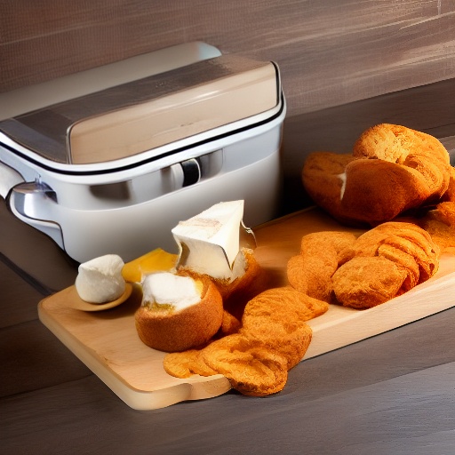 Measuring 250g of cream cheese on a kitchen scale