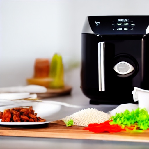 Digital kitchen scale measuring 10g of rice in ounces