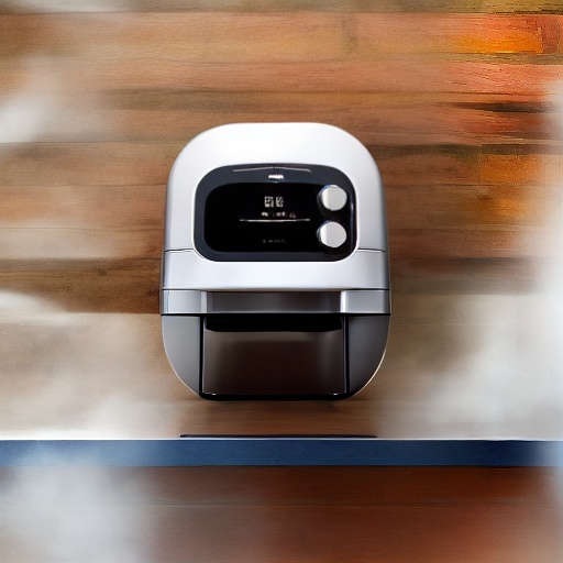 Digital kitchen scale measuring 20g of cooked rice next to air fryer