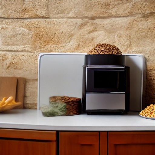 125g rolled oats measured in a bowl next to a digital scale