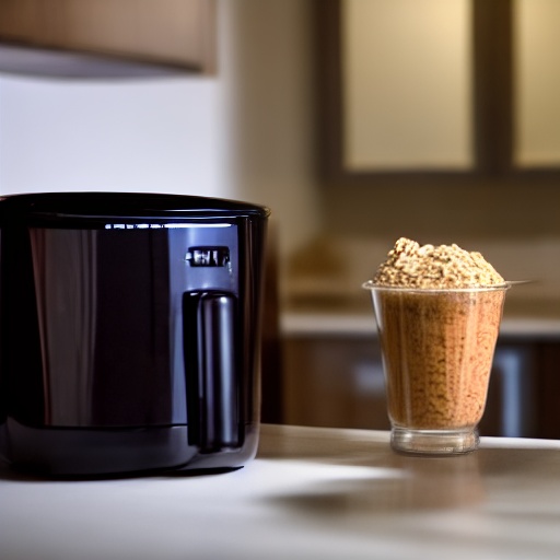 Measuring rolled oats in a bowl with a digital scale showing 250g