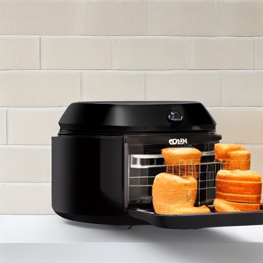 Measuring 20g of breadcrumbs in a bowl next to an air fryer