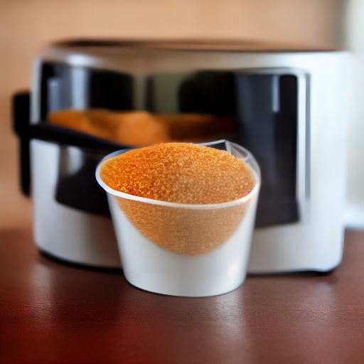 Measuring 2.5 cups of breadcrumbs for air fryer recipes