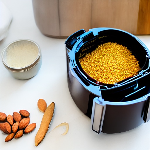 Measuring 0.375 cup of almonds in ounces for air fryer recipes