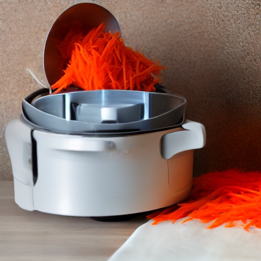 Measuring shredded carrot for air fryer recipes in ounces