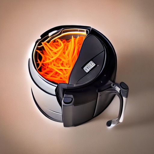 Measuring shredded carrot for air fryer recipes