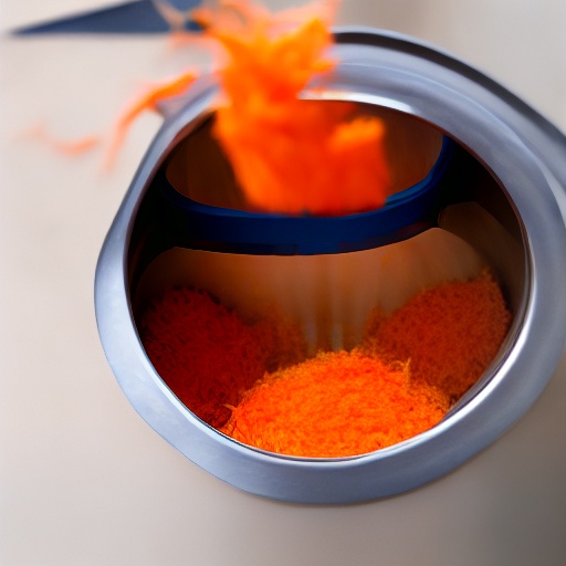 Measuring shredded carrot for air fryer recipes