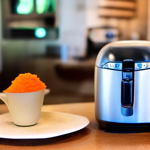 Measuring shredded carrot for air fryer recipes