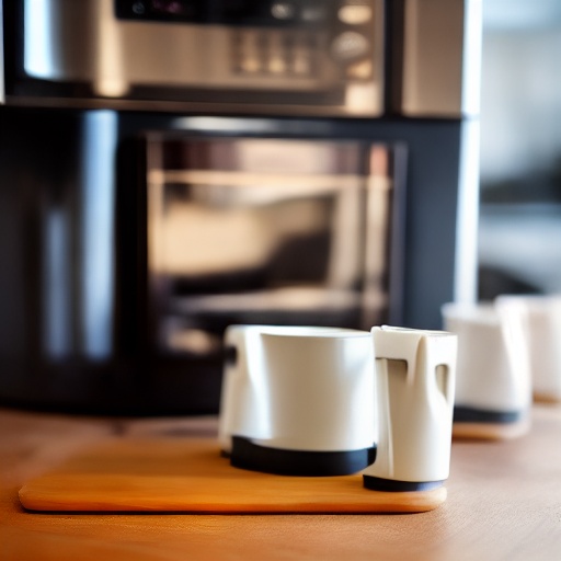 Measuring cream in a cup for air fryer recipes