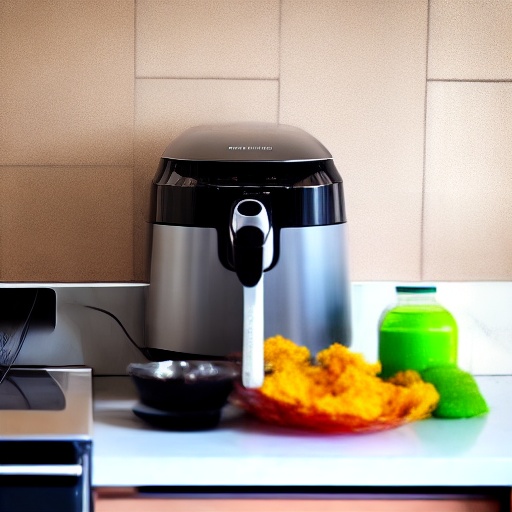 Measuring 1 cup of chopped spinach for air fryer recipes