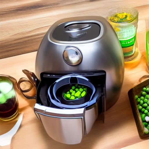 Measuring 0.33 cup of frozen peas in ounces for air fryer recipes