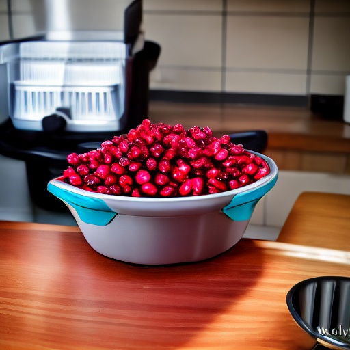 Measuring 0.66 cup of cranberries in ounces for air fryer recipes