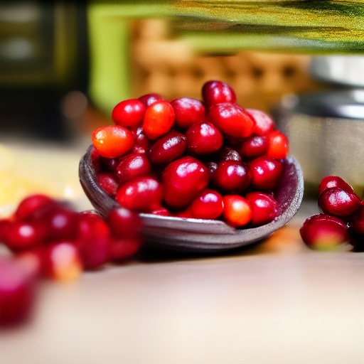 Measuring 1.33 cups of cranberries in ounces for air fryer recipes