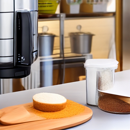 Measuring 0.25 cup of wheat flour on a digital scale in ounces