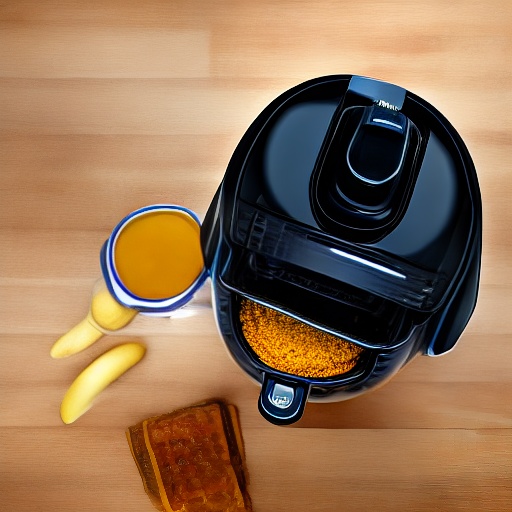 Measuring cups and mustard for accurate air fryer recipe conversions