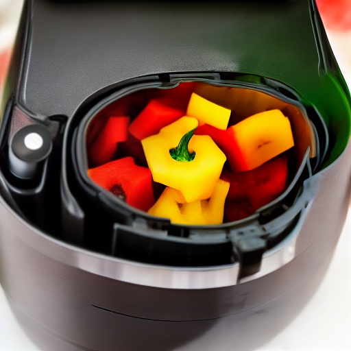 Measuring 1 cup of diced peppers in ounces for air fryer recipes
