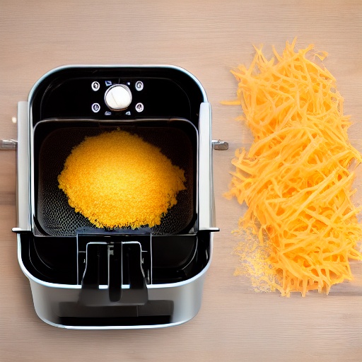 Measuring 0.66 cup of grated cheese in ounces for air fryer recipes
