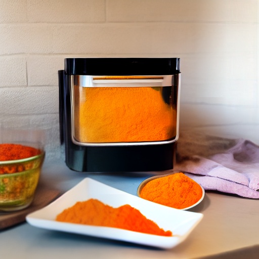 Measuring 1.66 cups of turmeric in ounces for air fryer recipes
