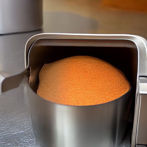 Measuring 0.375 cup of wholemeal flour on a kitchen scale in ounces