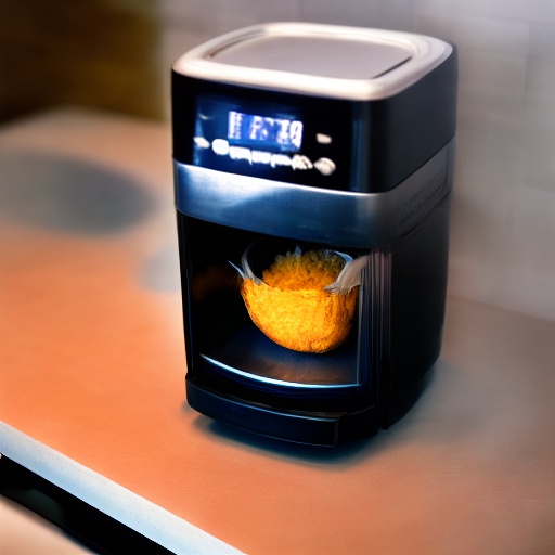 Measuring chopped garlic in a cup for air fryer recipes