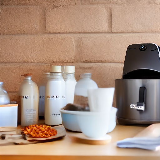 Measuring 0.33 cup of soy cream in ounces for air fryer recipes
