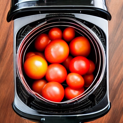 Measuring 0.66 cup of chopped tomatoes in ounces for air fryer recipes