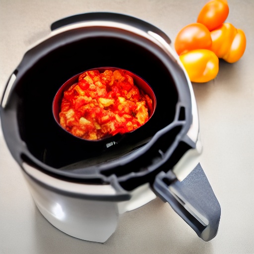 Measuring 0.75 cup of chopped tomatoes in ounces for air fryer recipes