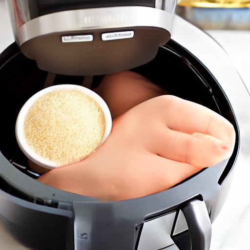 Measuring shredded coconut for air fryer recipes