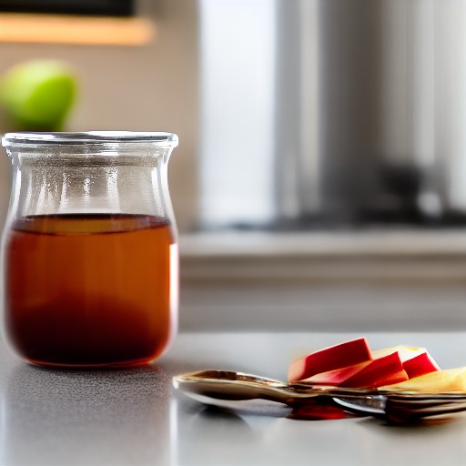 Measuring 0.5 cup of apple cider vinegar in ounces for air fryer recipes