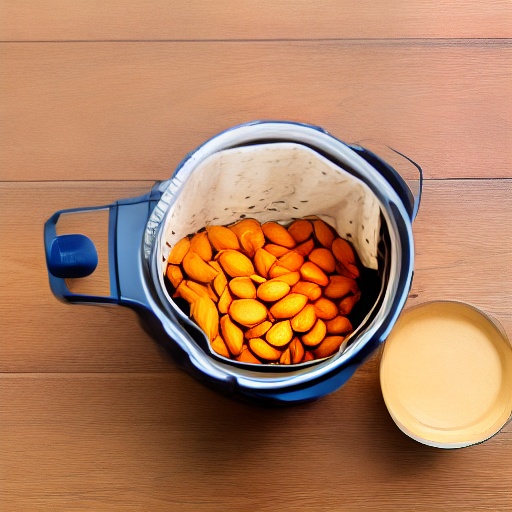 Measuring 1.25 cups of pumpkin seeds for air fryer recipes