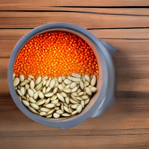 Measuring 1.5 cups of pumpkin seeds in ounces for air fryer recipes