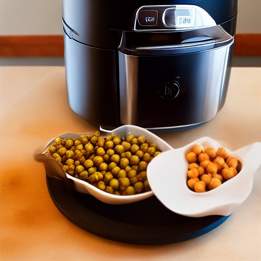 Measuring 0.25 cup of chickpeas in ounces for air fryer recipes