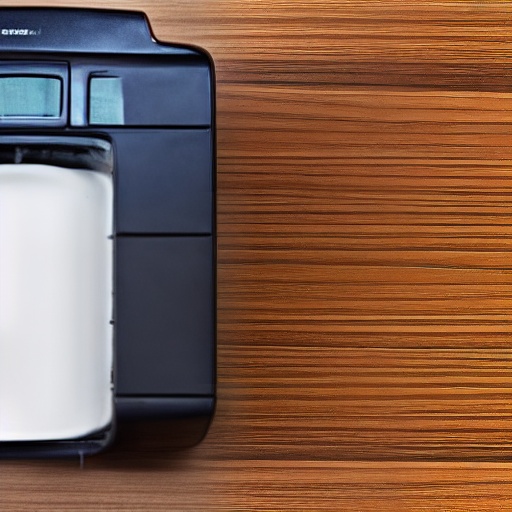 Measuring 2.5 cups of skimmed milk in a glass jug