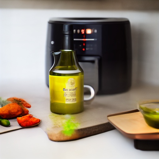 Measuring 0.125 cup of olive oil in ounces for air fryer cooking