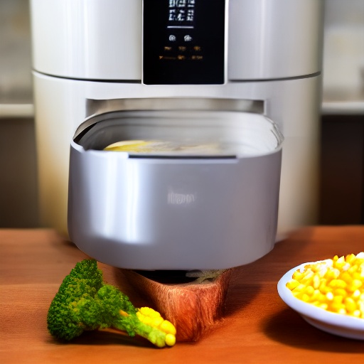 Measuring 0.5 cup of frozen corn for air fryer recipes
