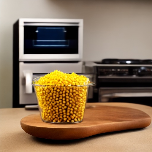 Measuring frozen corn in cups and ounces for air fryer recipes