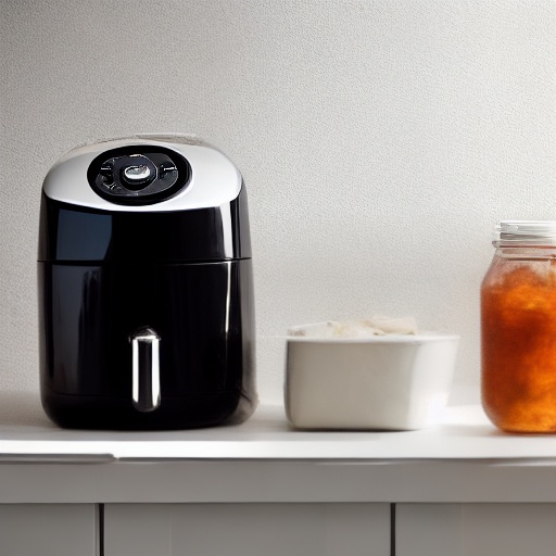 Measuring cup with 0.375 cup of water for air fryer recipes