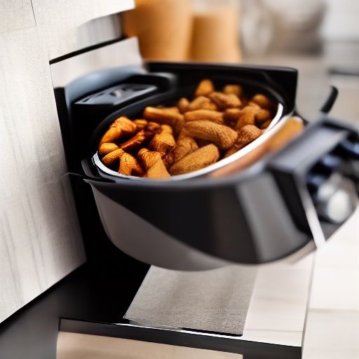 Measuring cup with water showing 0.66 cup to ounces conversion for air fryer recipes