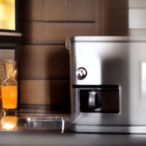 Measuring cup with water showing 1.66 cups to ounces conversion for air fryer recipes
