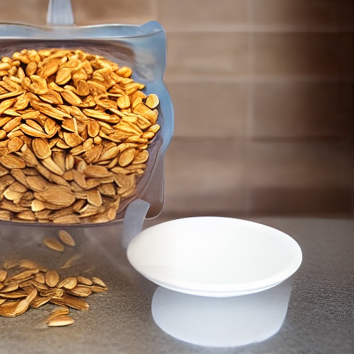 Measuring 0.5 cup of sunflower seeds in ounces for air fryer recipes