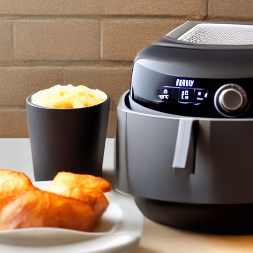Measuring 2 cups of chopped onion on a kitchen scale for air fryer recipes