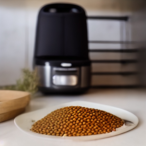 Measuring 1.75 cups of lentils on a kitchen scale in ounces