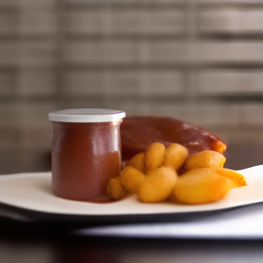 Measuring 0.33 cup of BBQ sauce in ounces for air fryer recipes