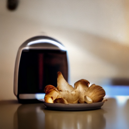 Measuring 2.5 cups of sliced mushrooms for air fryer recipes